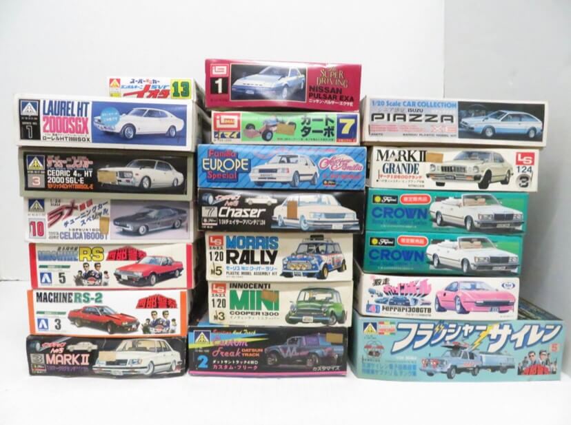 アオシマ/マルイ/エルエス/イマイ/フジミ などメーカー品車 プラモデルまとめ