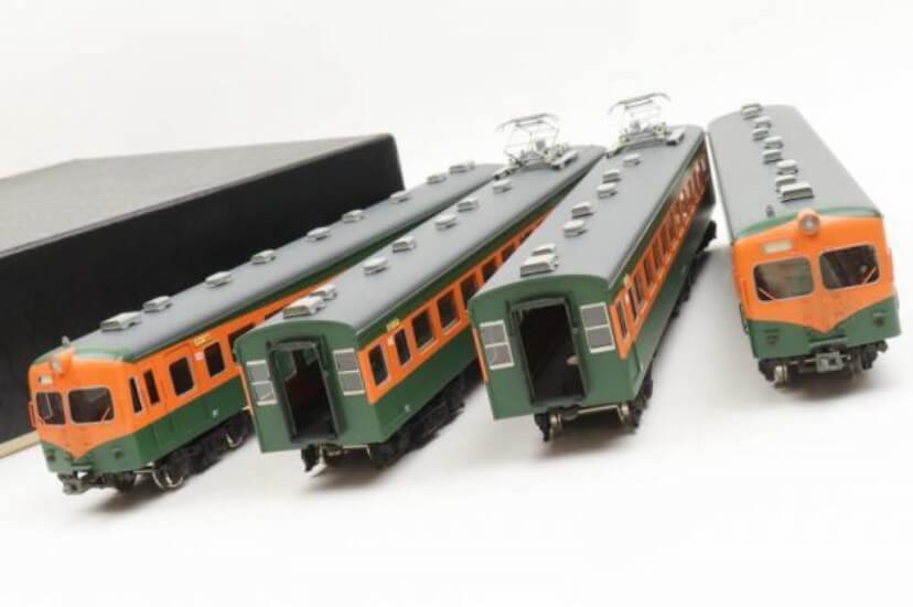 国鉄80系 4両セット(クハ86・モハ80・キハ80・クハ86)中古鉄道模型
